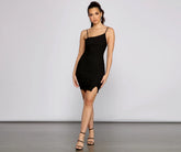 Bold Bombshell Sleeveless Mini Dress
