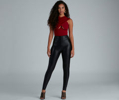 Stop And Stun Underwire Halter Bodysuit