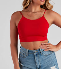 Walk Away Lace-Up Crop Top
