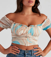 Sweet For You Marble Mesh Bodysuit