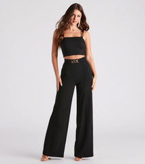 Forever Linked Chain Strap Top