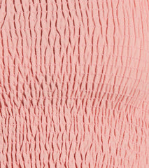 Pretty Darling Sleeveless Smocked Crop Top