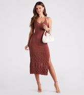 Beachy Vibes Maxi Sweater Dress