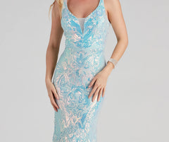 Sylvia Formal Sequin Mermaid Long Dress