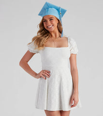 Make Way Square Neck Skater Dress