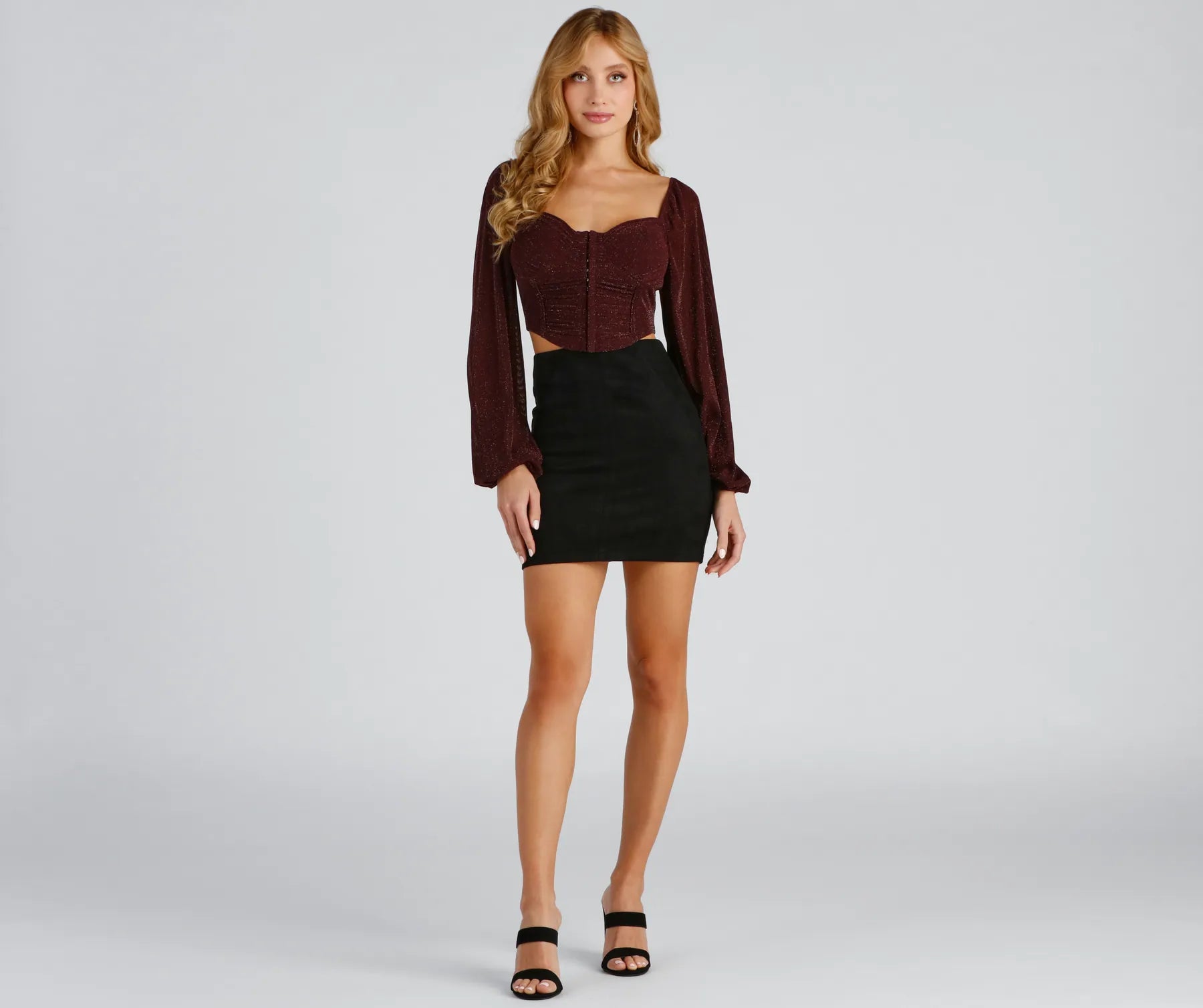 Be Mine Sparkle Knit Bustier