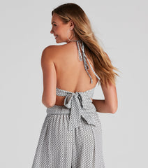 So Retro Halter Bandeau Top