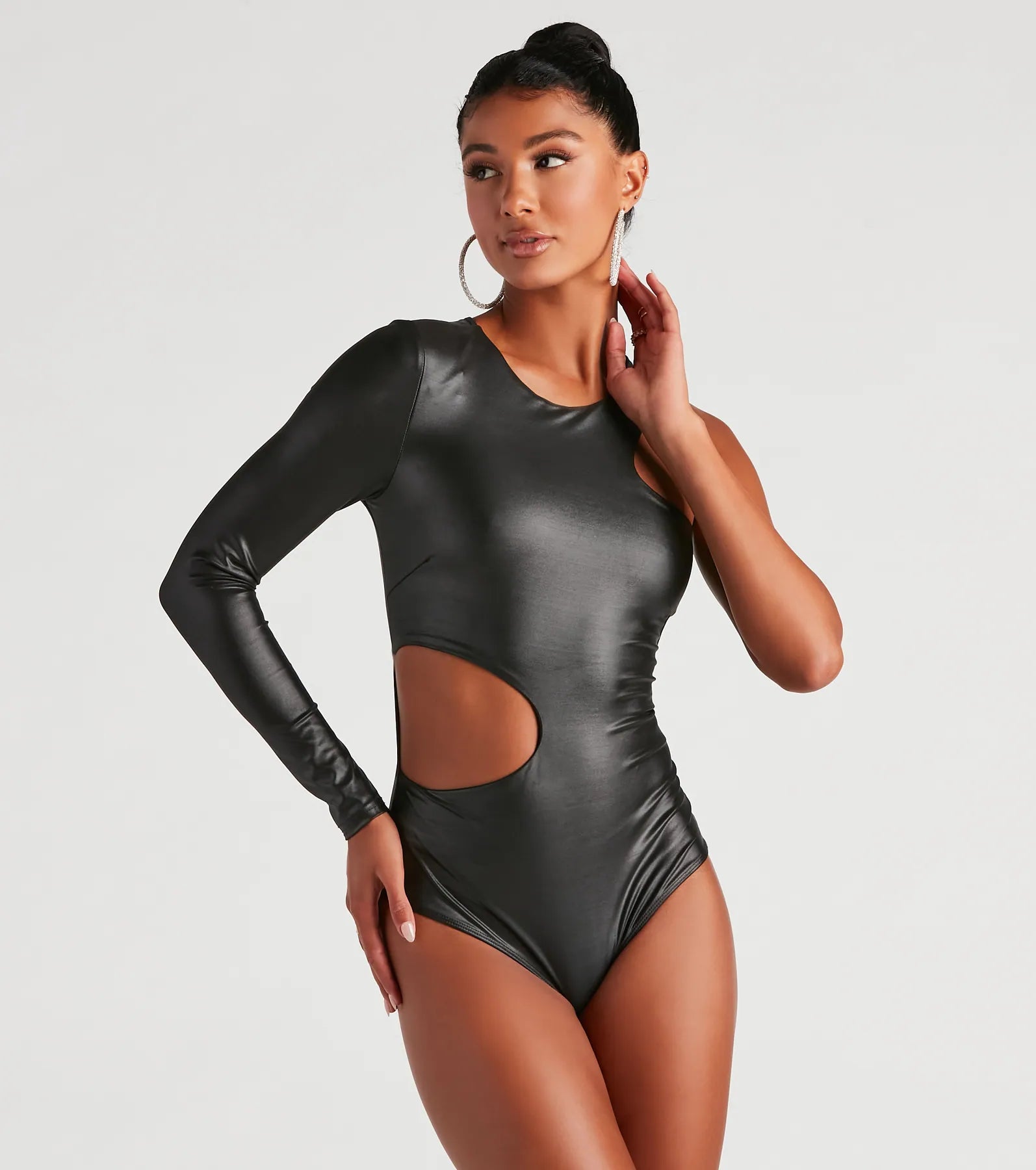 My Edgy Side One Shoulder Bodysuit