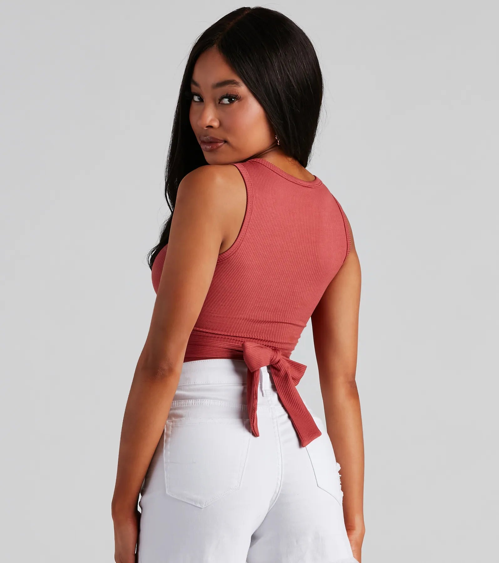 Wrapped In Chic Crop Top