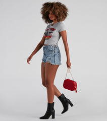 Born To Ride Jersey Graphic Tee