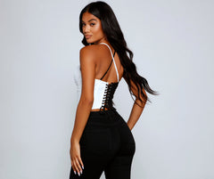 Stylish Diva Colorblock Corset