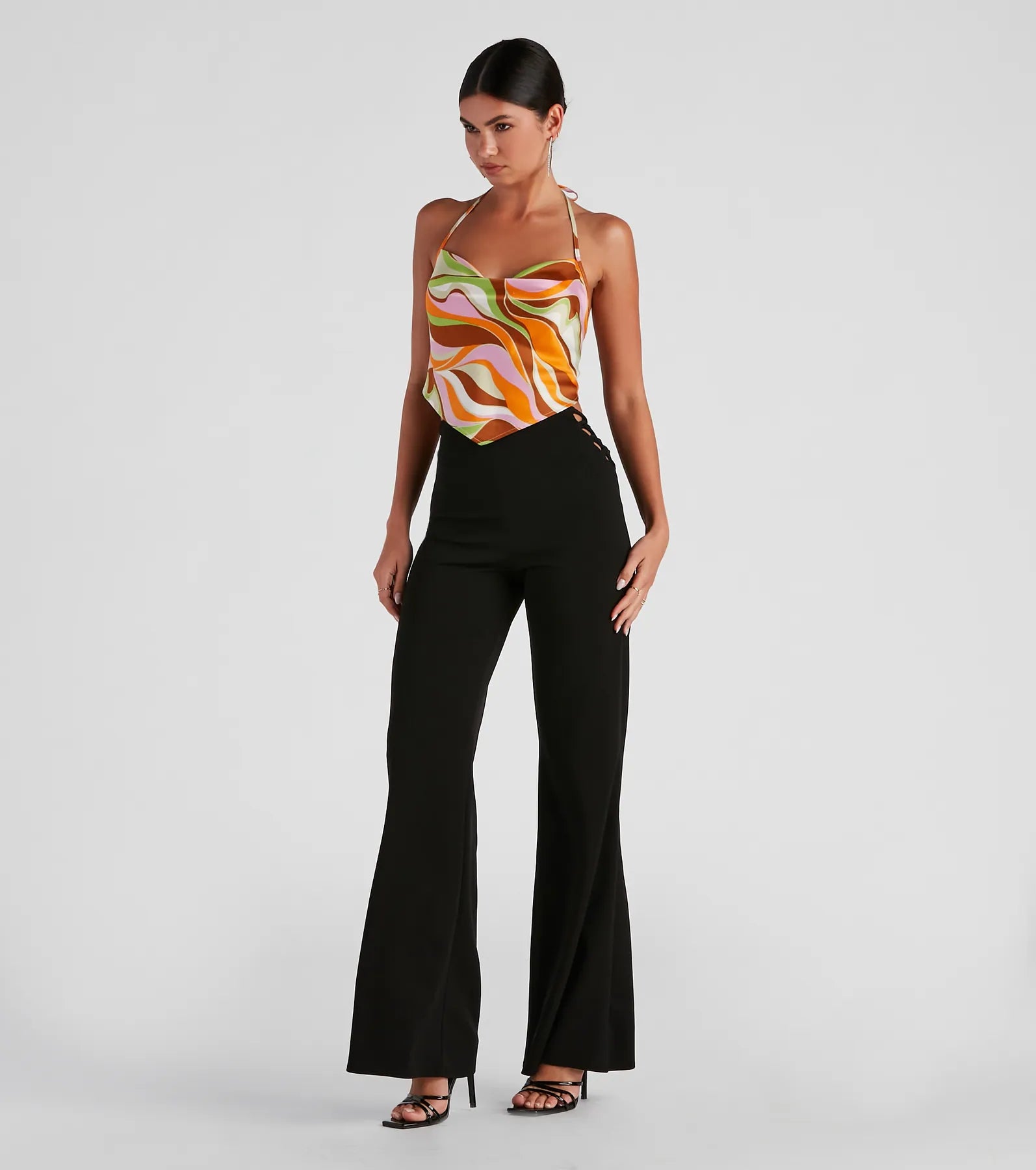 That '70s Babe Swirl Scarf Top