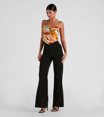 That '70s Babe Swirl Scarf Top