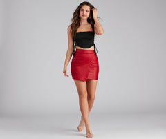 Another Drink Lace-Up Ponte Bustier