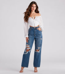 Renaissance Me Tie Front Corset Top