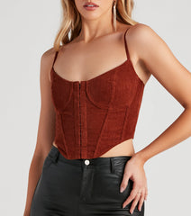 Cordially Invited Corduroy Corset