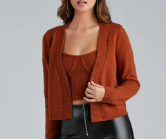 Winter Chills Knit Cardigan