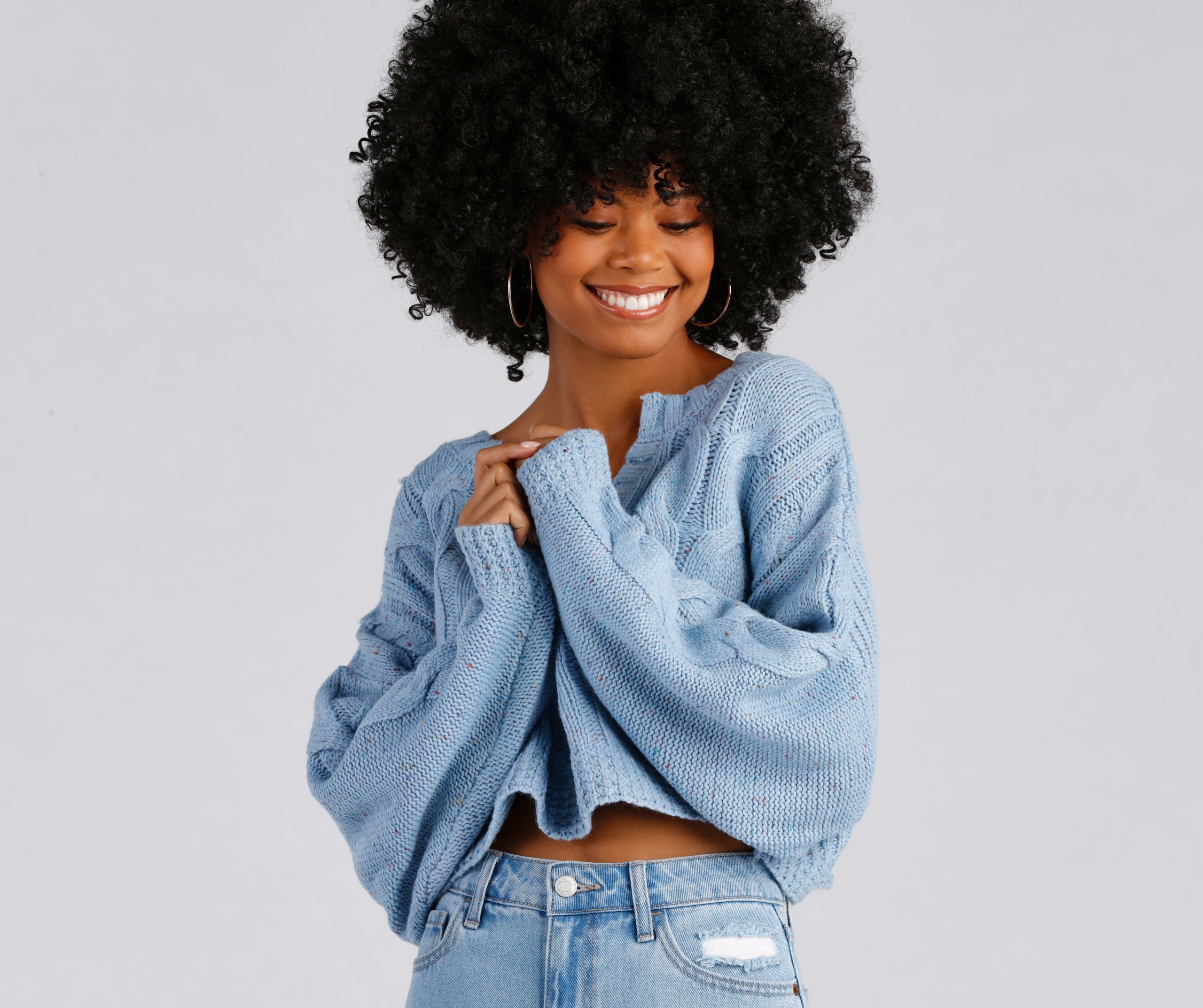 Loving Knit Cropped Sweater