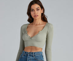 Snap A Pose Crop Top